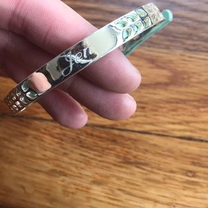 🎈Personalized adjustable teal bracelet with letters Jen